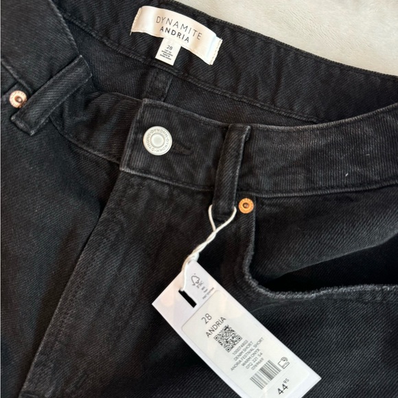 Black Denim Shorts Brand New - Picture 2 of 3